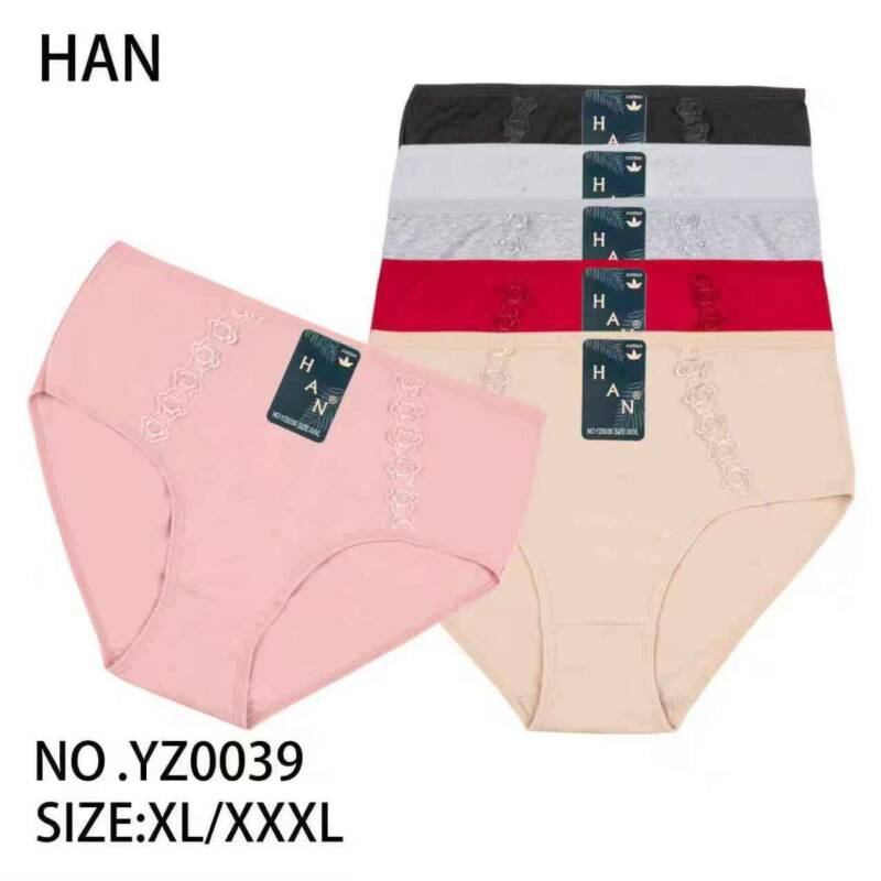 Majtki damskie Roz XL-3XL, Mix kolor Paczka 24 szt